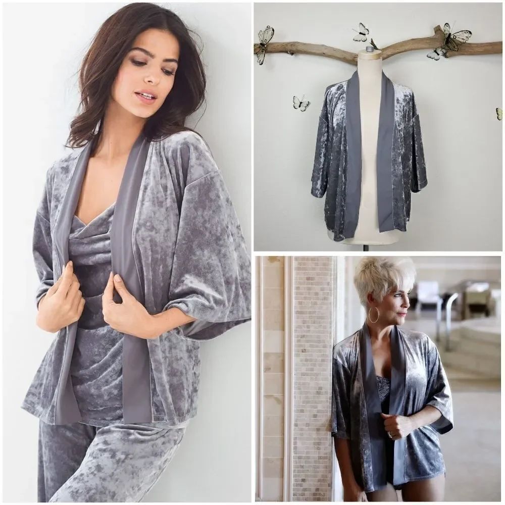 Soma crushed velvet wrap excalibur top
